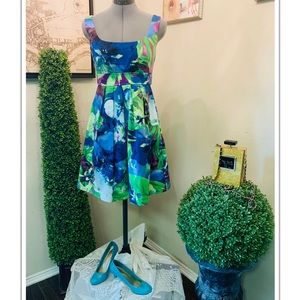 Babydoll Watercolor Dress